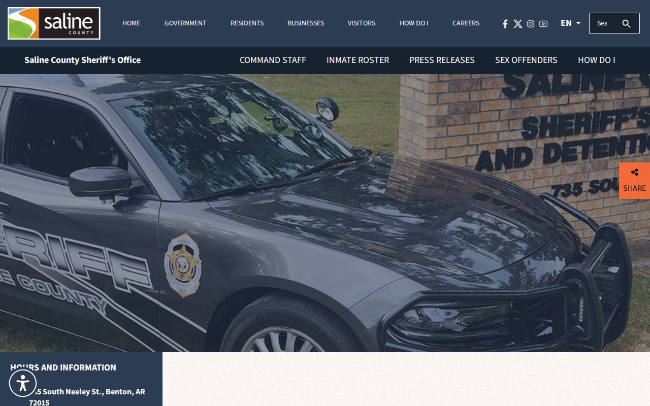 Saline County Sheriff county warrant records source